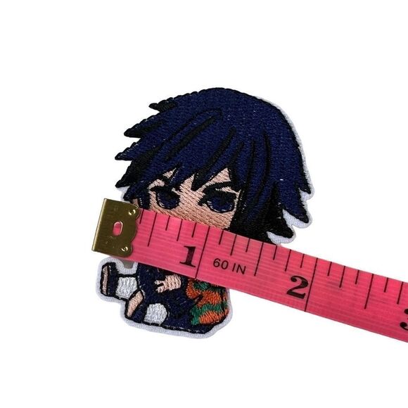 Demon Slayer Giyu Tomioka Anime Embroidered Patch - Picture 3 of 5